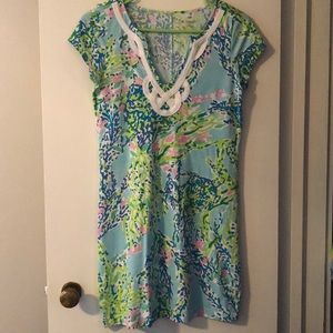 Lilly Pulitzer “Blue Heaven” Cotton Dress